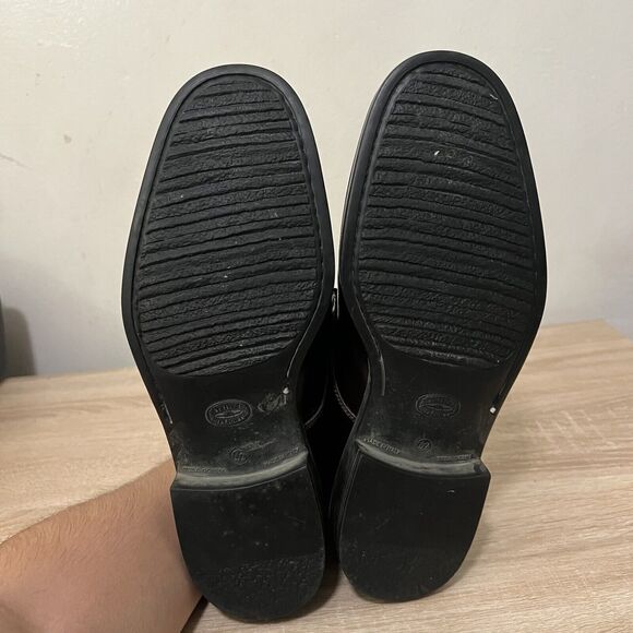 Triver Flight Dark Brown Leather Lace Up Ankle Boots Men’s Size 42 Shoes - Picture 9 of 10